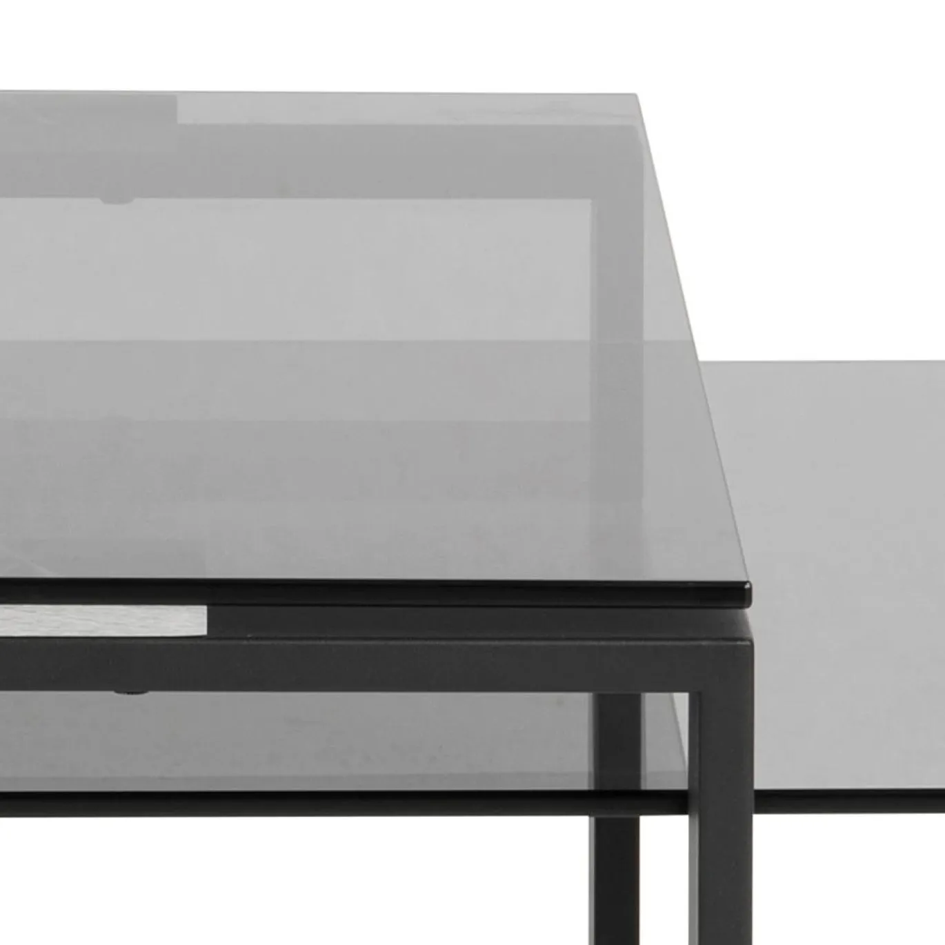 Salontafel Jordis Glas Smoked 115cm - Giga Living