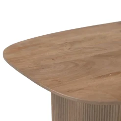 Salontafel Juro Naturel Deens Ovaal 120cm - Giga Meubel