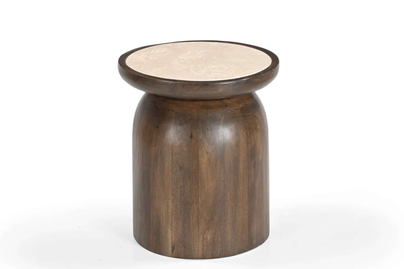 Salontafel Kaja Marmer Rond Ø38cm - Giga Meubel