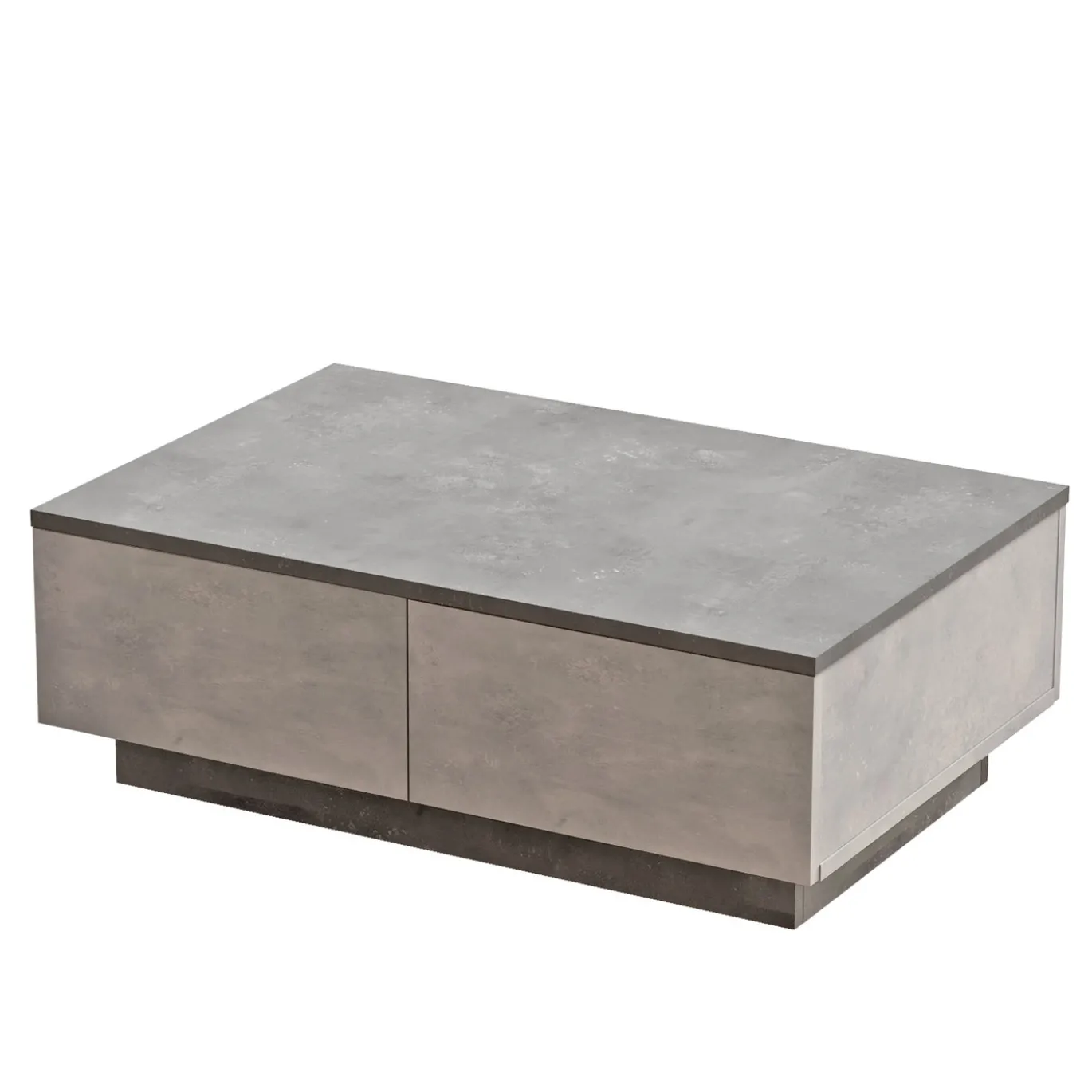 Salontafel Laval Massief Melamine Zilver Antraciet