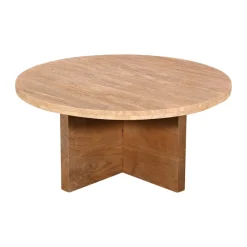 Salontafel Leno Travertin Naturel Set van 2 - Giga Meubel