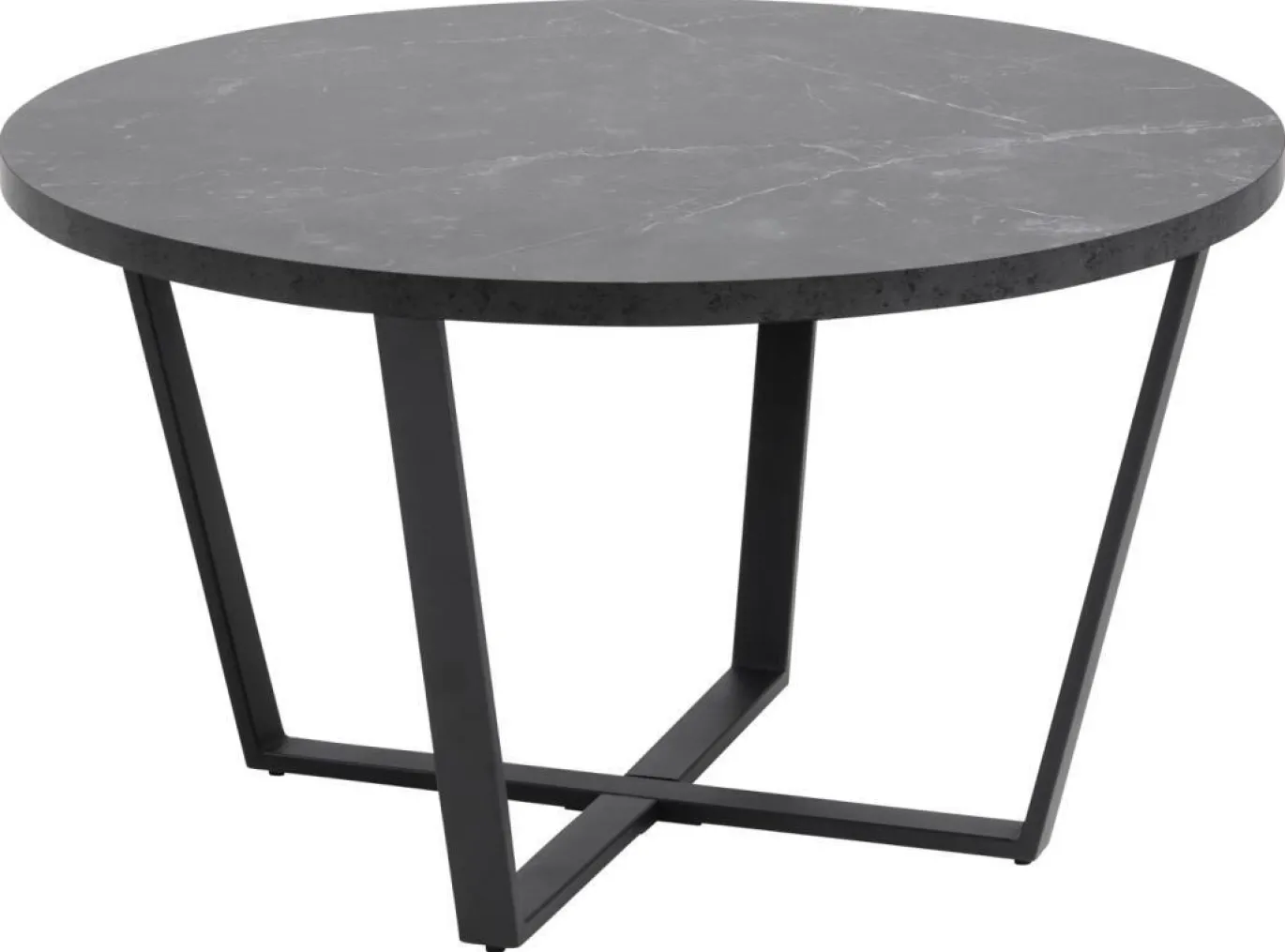 Salontafel Liam MDF Zwart Ø77cm - Giga Living