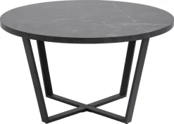 Salontafel Liam MDF Zwart Ø77cm - Giga Living