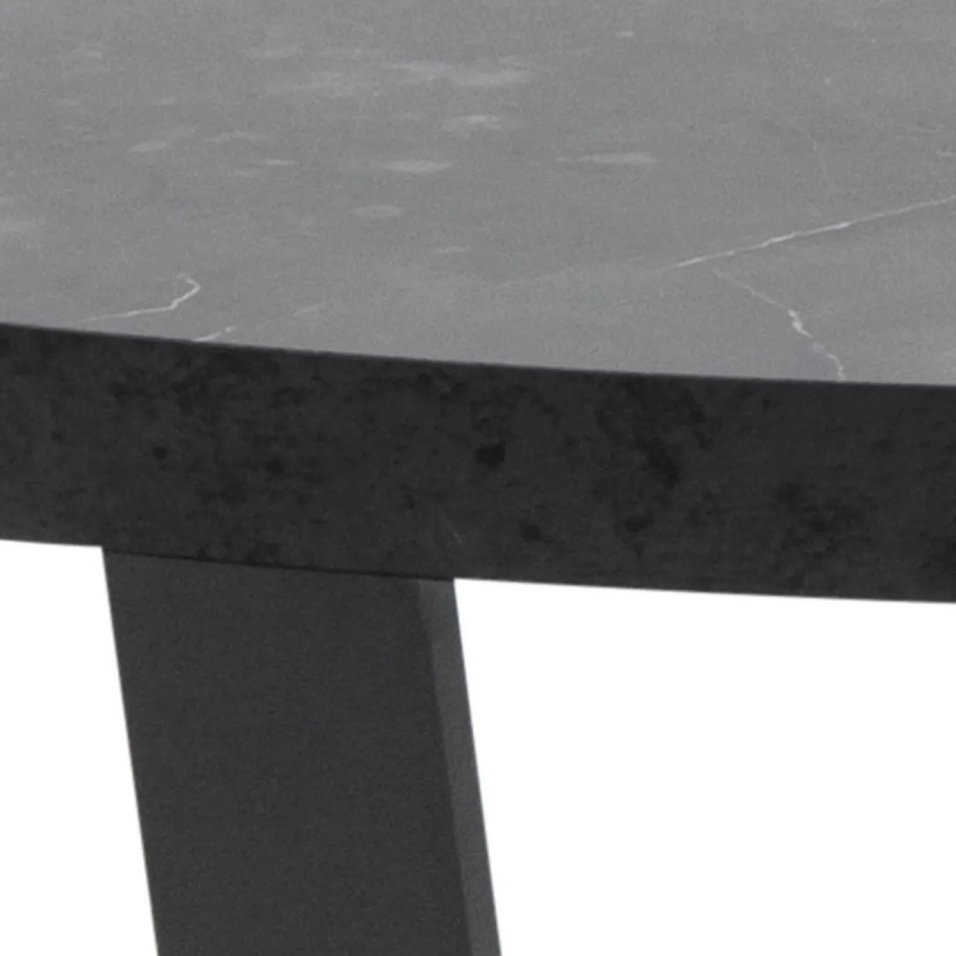Salontafel Liam MDF Zwart Ø77cm - Giga Living