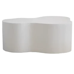 Salontafel Lina Organisch Wit 100cm - Giga Meubel