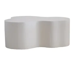 Salontafel Lina Organisch Wit 100cm - Giga Meubel