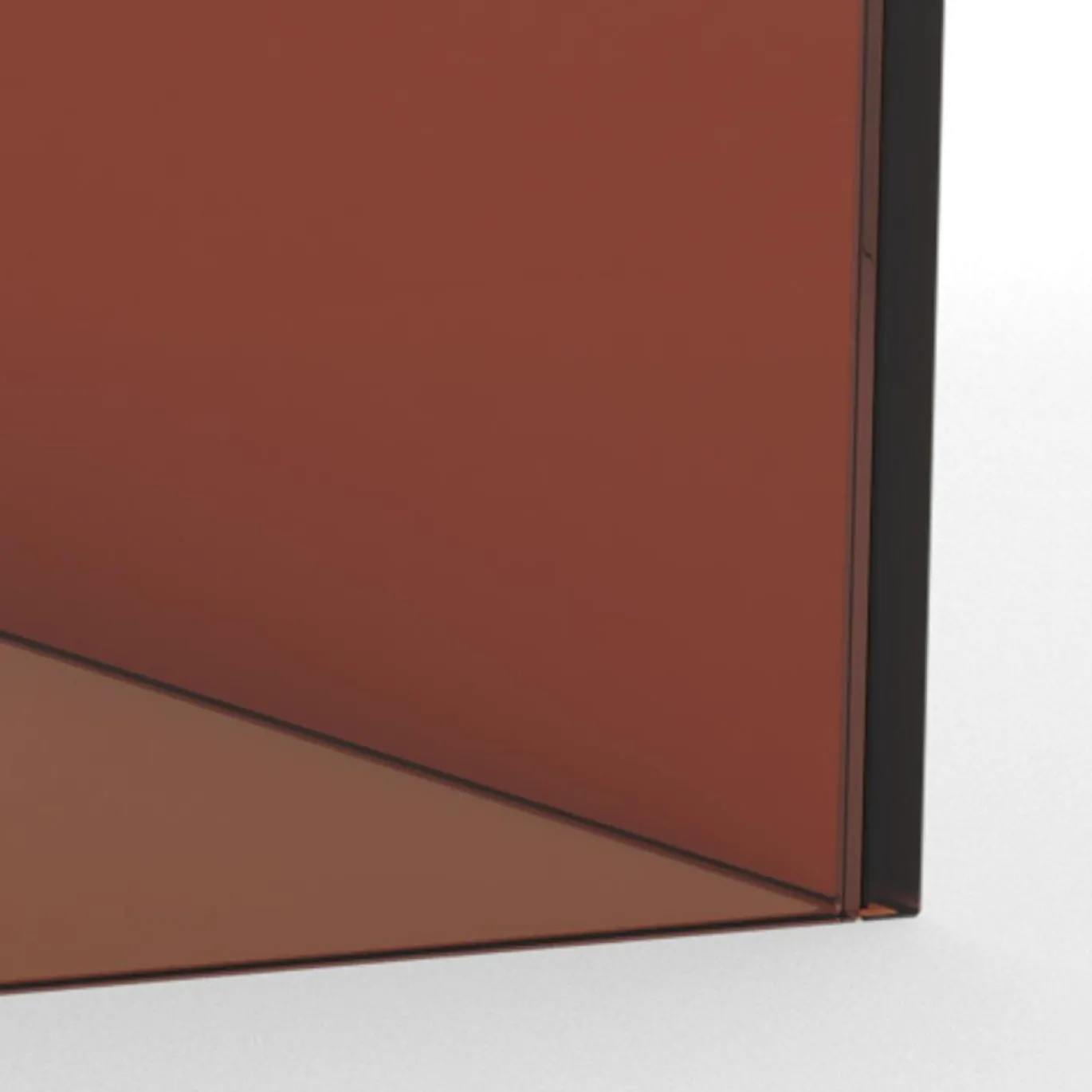 Salontafel Livo Glas Bruin Set van 2 50cm - Giga Living