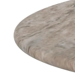 Salontafel Livor Marmer Grijs Brons Ø80cm - Giga Living