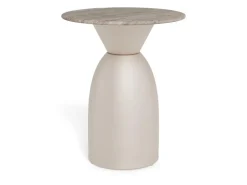 Salontafel Livor Marmer Grijs Ø40cm - Giga Living