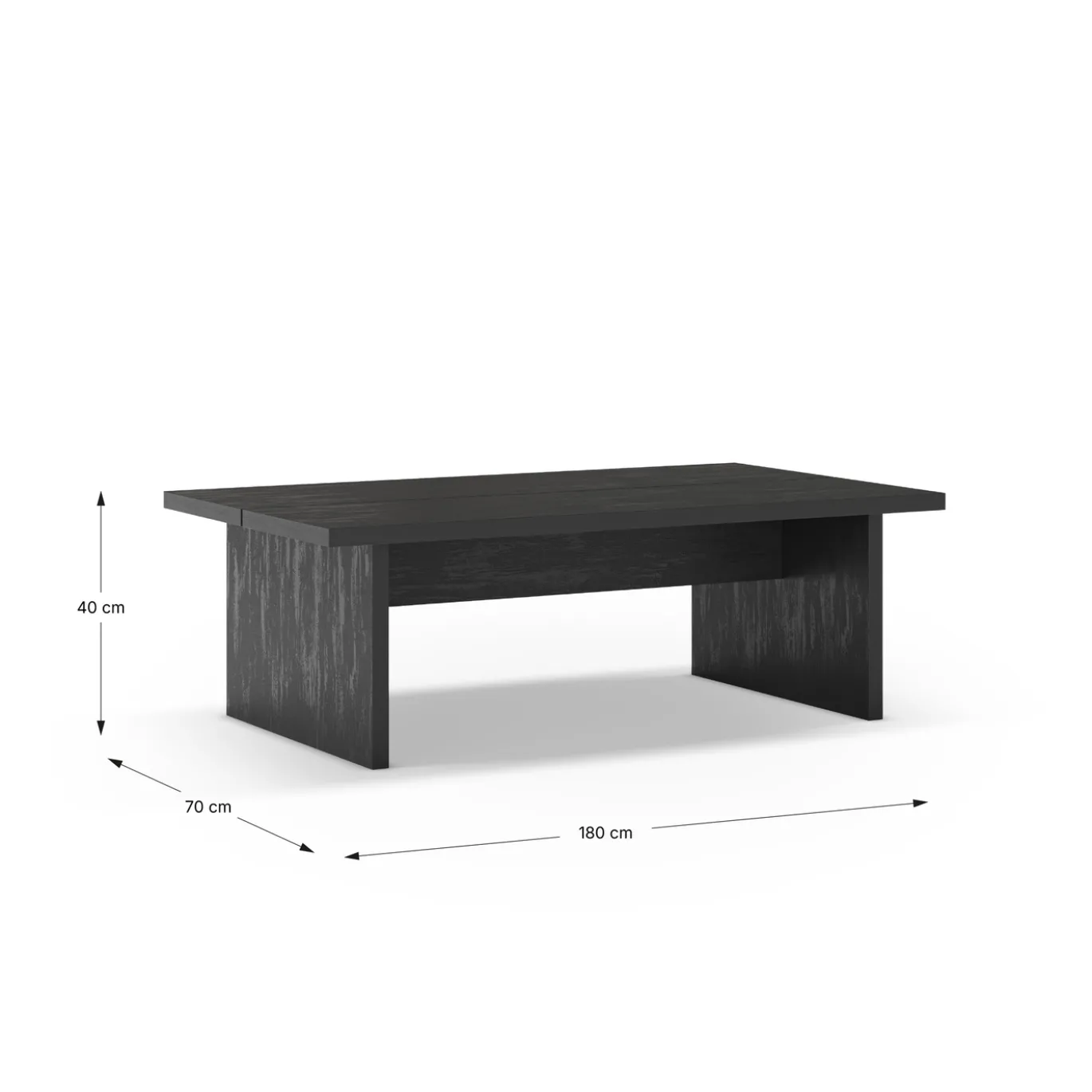 Salontafel Loana 120cm Trv Zwart - Giga Meubel