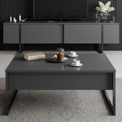 Salontafel Luxe Antraciet/Zwart