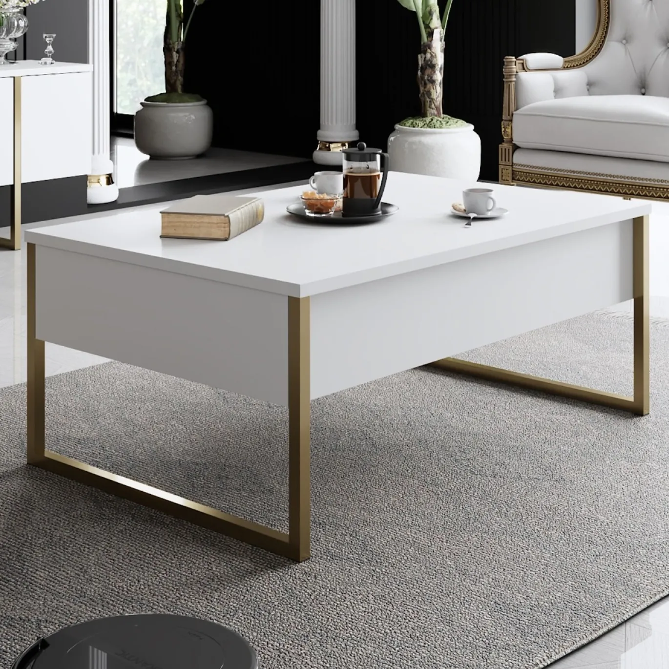 Salontafel Luxe Wit