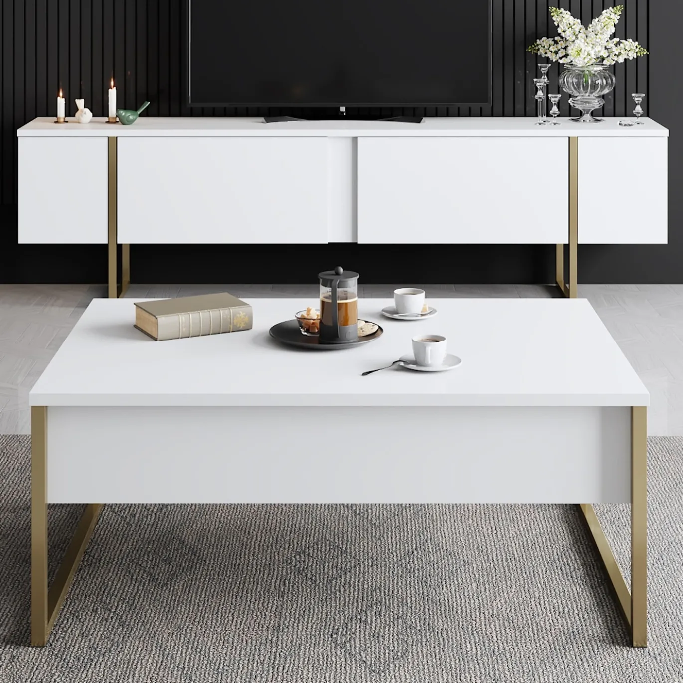 Salontafel Luxe Wit