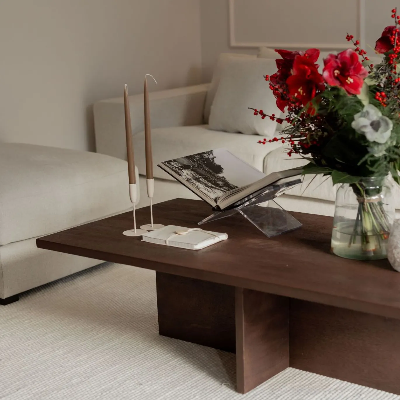 Salontafel Maddox Walnoot 140cm - Giga Meubel