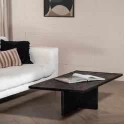 Salontafel Maddox Zwart 140cm - Giga Meubel