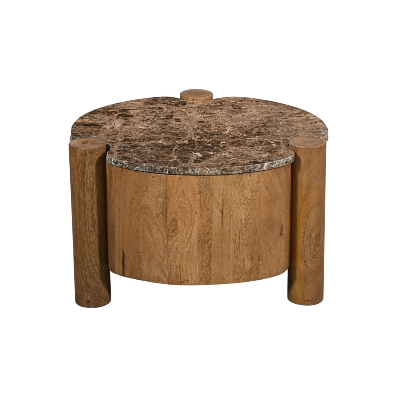Salontafel Maeve Naturel Marmer 60cm - Giga Meubel