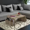 Salontafel Magazin Walnoot 95cm