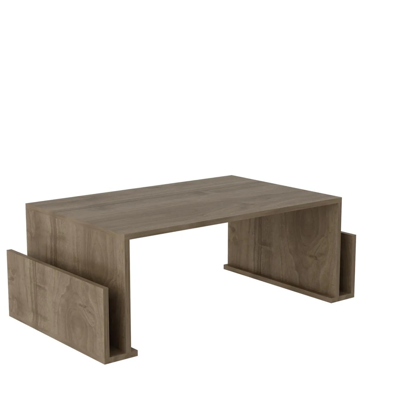 Salontafel Magazin Walnoot 95cm
