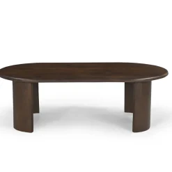 Salontafel Maikel Walnoot 120cm Mangohout - Giga Meubel