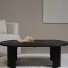 Salontafel Maikel Zwart 120cm Mangohout - Giga Meubel