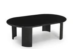 Salontafel Maikel Zwart 120cm Mangohout - Giga Meubel