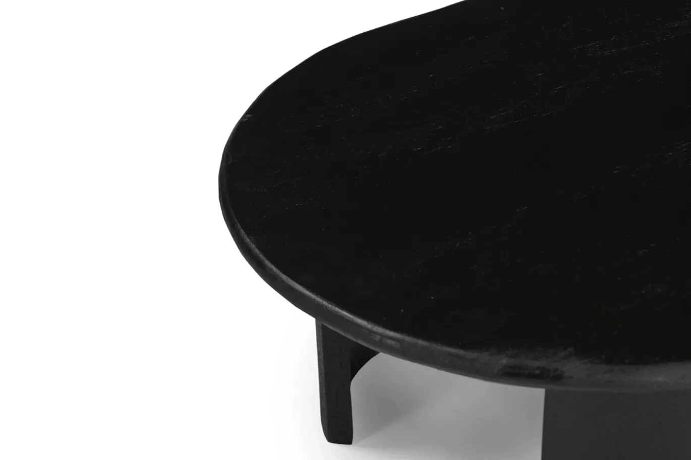 Salontafel Maikel Zwart 120cm Mangohout - Giga Meubel