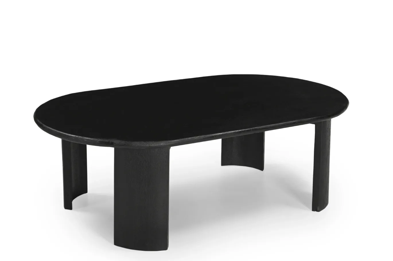 Salontafel Maikel Zwart 120cm Mangohout - Giga Meubel
