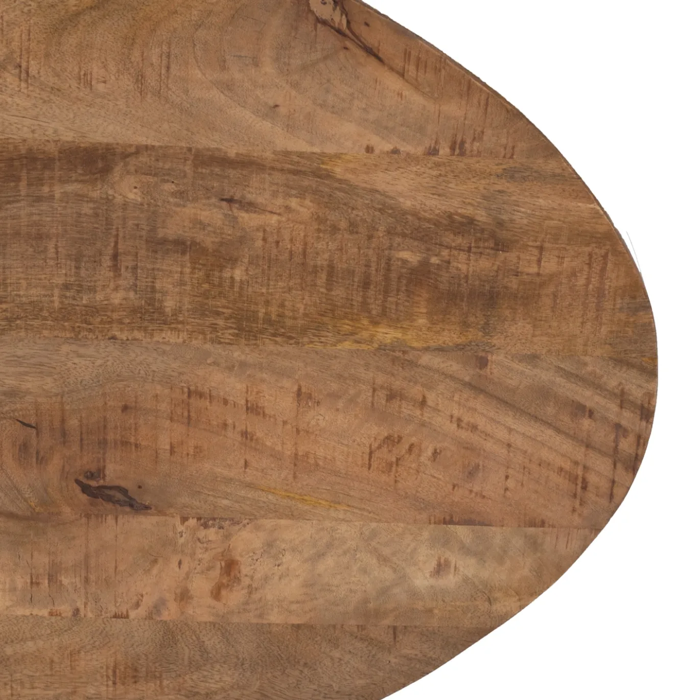Salontafel Mansour Ovaal Bruin 130cm - Giga Meubel