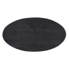 Salontafel Mansour Ovaal Zwart 130cm - Giga Meubel
