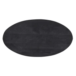 Salontafel Mansour Ovaal Zwart 130cm - Giga Meubel