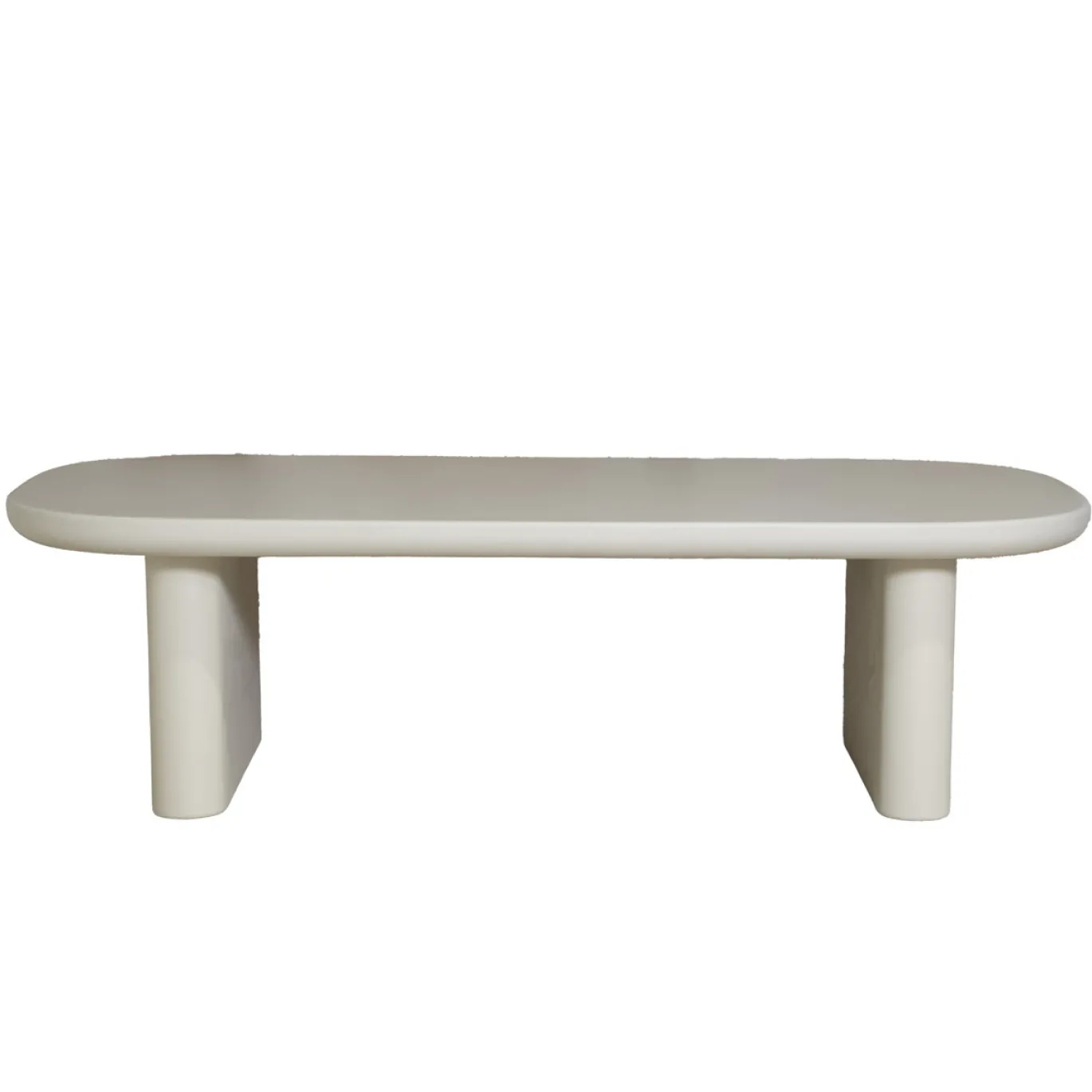 Salontafel Maya Deens Ovaal Beige 120cm - Giga Meubel