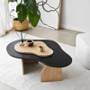 Salontafel Melted Zwart/Naturel 105cm