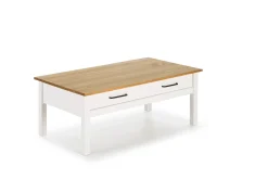 Salontafel Miranda 1dr Wit Wax - Giga Meubel