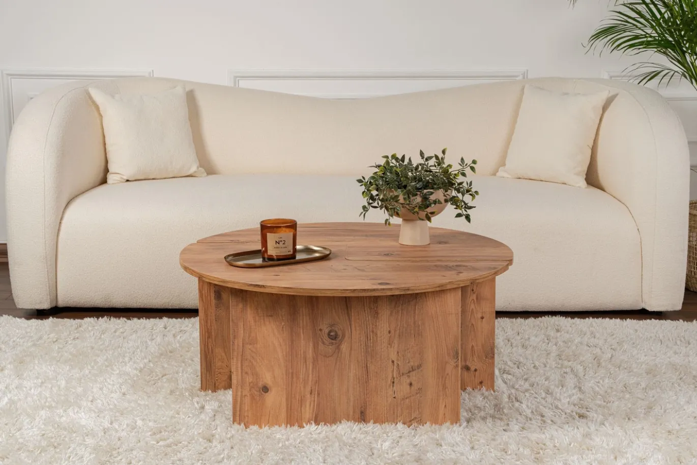 Salontafel Moira Bruin Set van 2