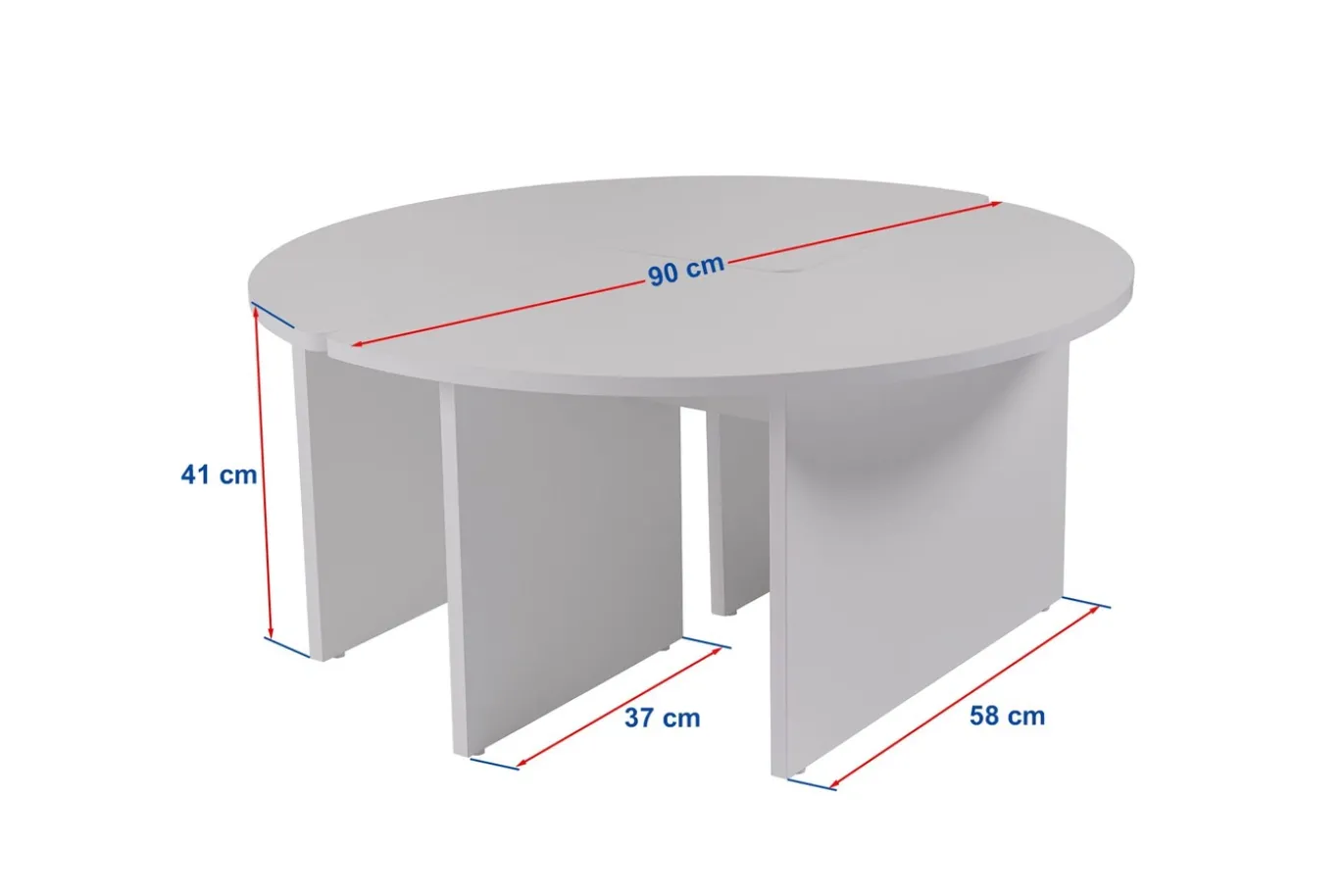 Salontafel Moira Bruin Set van 2