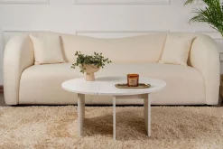 Salontafel Moira Hout Wit Set van 2