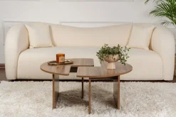 Salontafel Moira Walnoot Set van 2