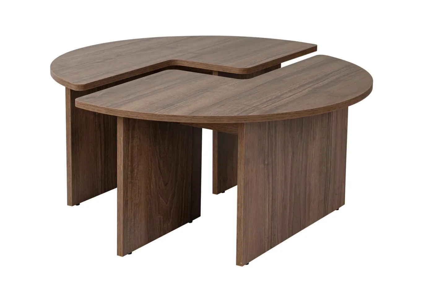 Salontafel Moira Walnoot Set van 2
