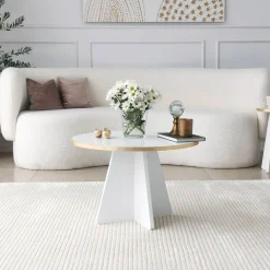 Salontafel Mushroom Wit/Goud