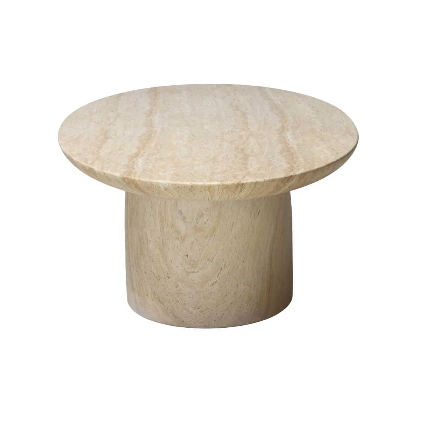Salontafel Myrna Ovaal Travertin 120cm - Giga Meubel