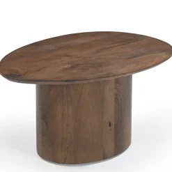 Salontafel Nara Walnoot Organisch 80cm - Giga Meubel