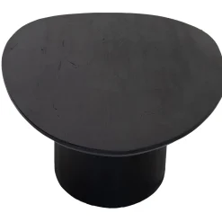 Salontafel Nara Zwart Organisch 80cm - Giga Meubel