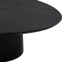 Salontafel Nara Zwart Organisch 80cm - Giga Meubel