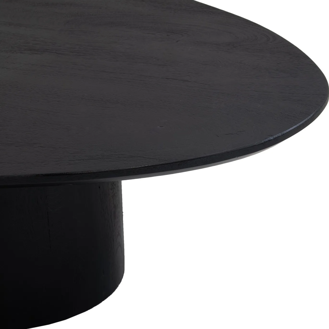 Salontafel Nara Zwart Organisch 80cm - Giga Meubel