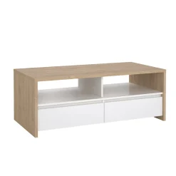Salontafel Next Jackson Hickory Wit Hoogglans - Giga Living