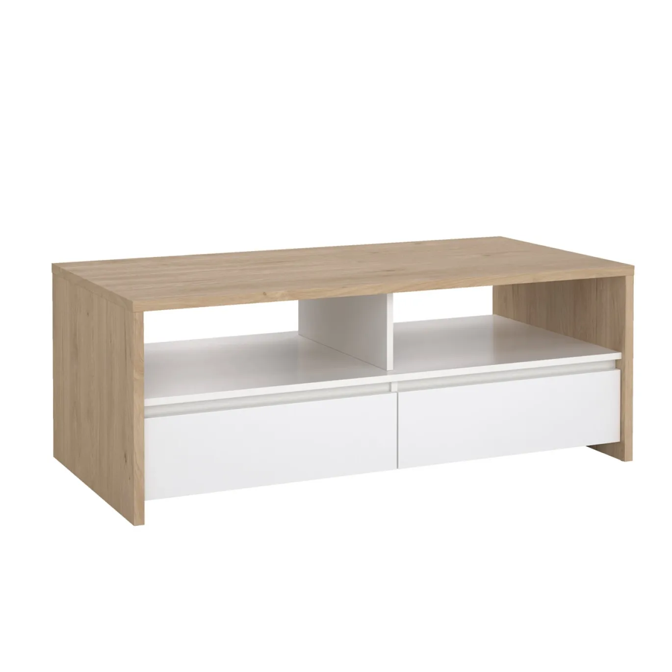 Salontafel Next Jackson Hickory Wit Hoogglans - Giga Living