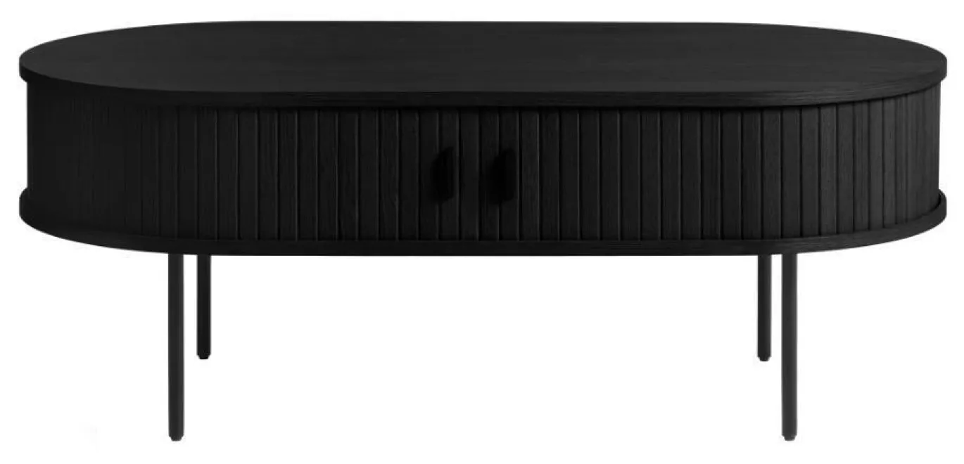 Salontafel Nola Zwart 60x120 cm - Giga Living