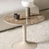 Salontafel Orin Keramiek Bruin Ø60cm - Giga Living