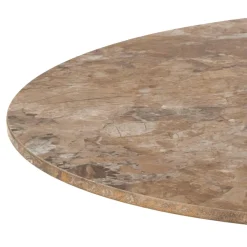 Salontafel Orin Keramiek Bruin Ø60cm - Giga Living