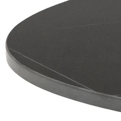 Salontafel Orin Keramiek Zwart Ø60cm - Giga Living